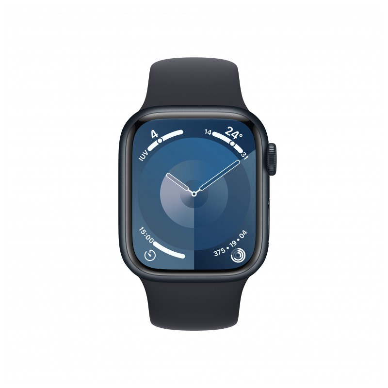 Apple Watch Series 9 GPS + Cellular 41mm Aluminio Medianoche con Correa Deportiva S/M - Ítem1