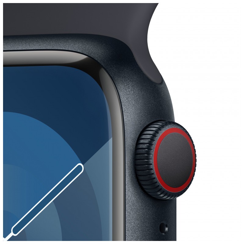 Apple Watch Series 9 GPS + Cellular 41mm Aluminio Medianoche con Correa Deportiva S/M - Ítem2