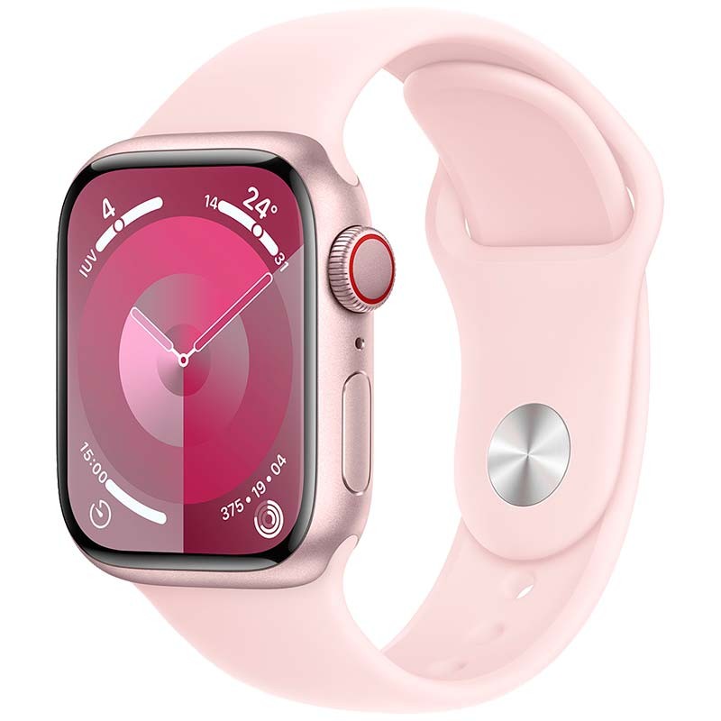 Apple Watch Series 9 GPS + Cellular 41mm Aluminium Rose avec Bracelet Sport S/M - Ítem