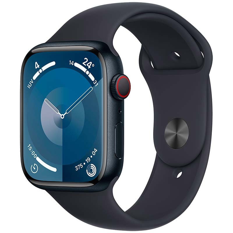 Apple Watch Series 9 GPS + Cellular 45mm Aluminio Medianoche con Correa Deportiva M/L - Ítem