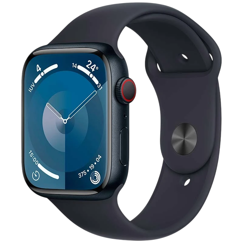 Apple Watch Series 9 GPS + Cellular 45mm Aluminium Minuit avec Bracelet Sport M/L - Ítem