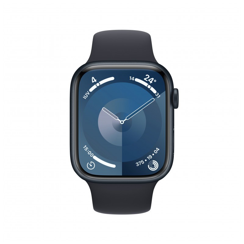 Apple Watch Series 9 GPS + Cellular 45mm Aluminio Medianoche con Correa Deportiva M/L - Ítem1