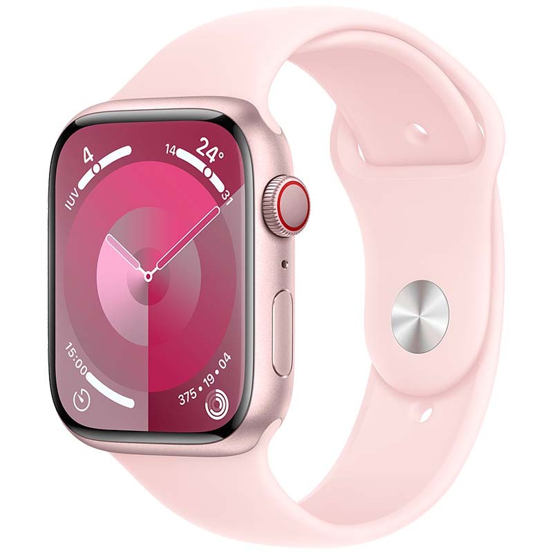 Apple Watch Series 9 GPS + Cellular 45mm Aluminium Rose avec Bracelet Sport M/L - Ítem