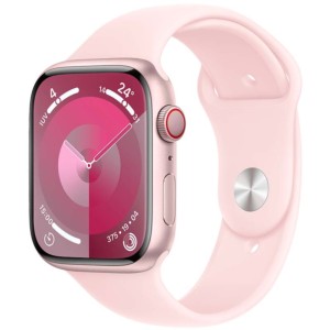 Apple Watch Series 9 GPS + Cellular 45mm Aluminio Rosa con Correa Deportiva M/L