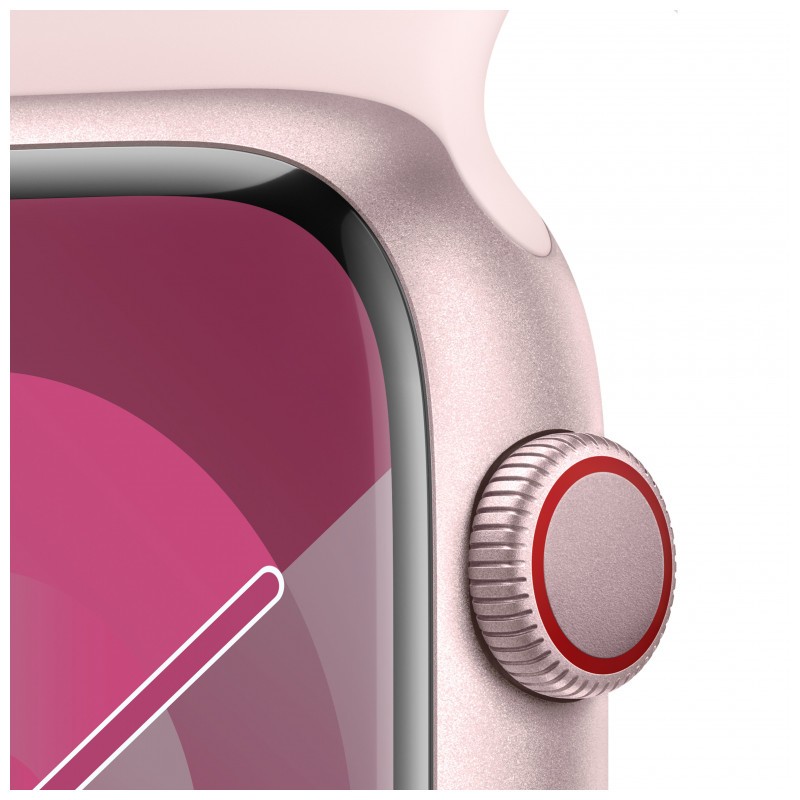 Apple Watch Series 9 GPS + Cellular 45mm Aluminium Rose avec Bracelet Sport M/L - Ítem2