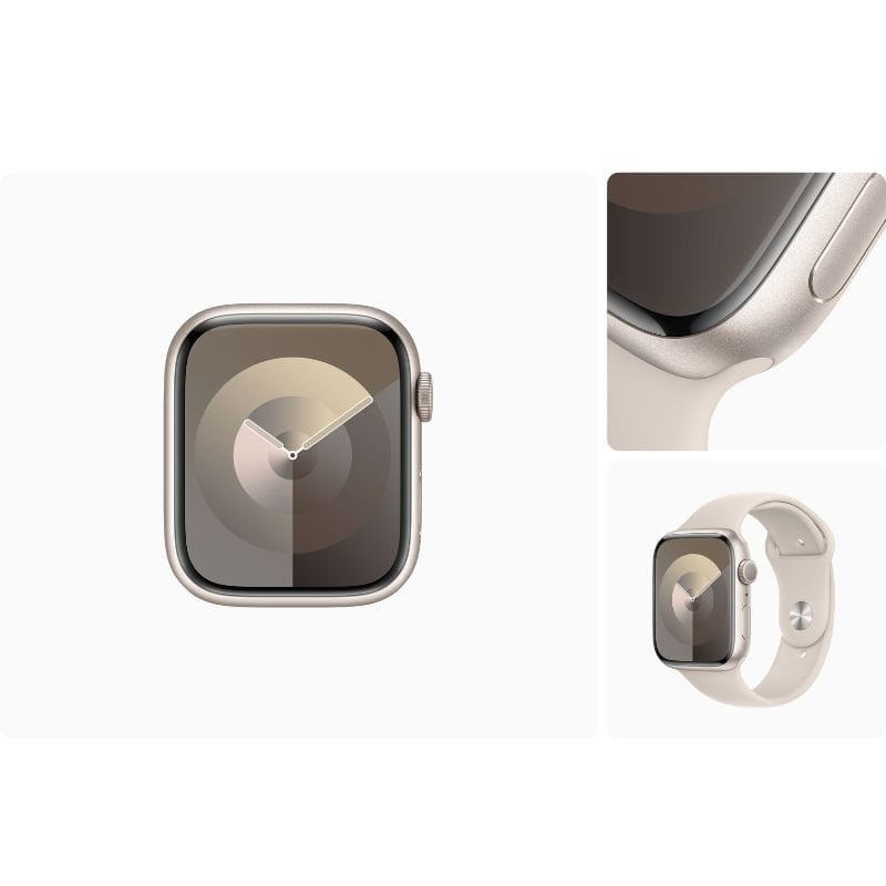 Apple Watch Series 9 GPS 41 mm Aluminio Blanco Estrella con Correa deportiva S/M - Ítem4