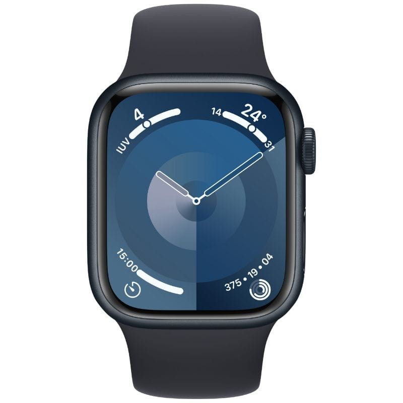 Apple Watch Series 9 GPS 41 mm Minuit Aluminium Laisse de sport S/M - Ítem1