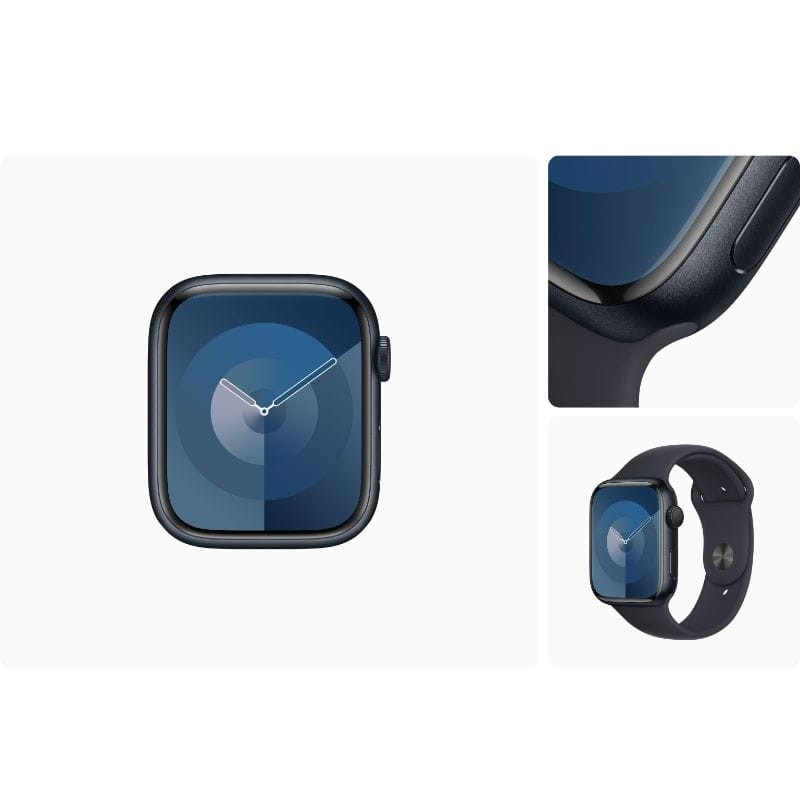 Apple Watch Series 9 GPS 41 mm Minuit Aluminium Laisse de sport S/M - Ítem4