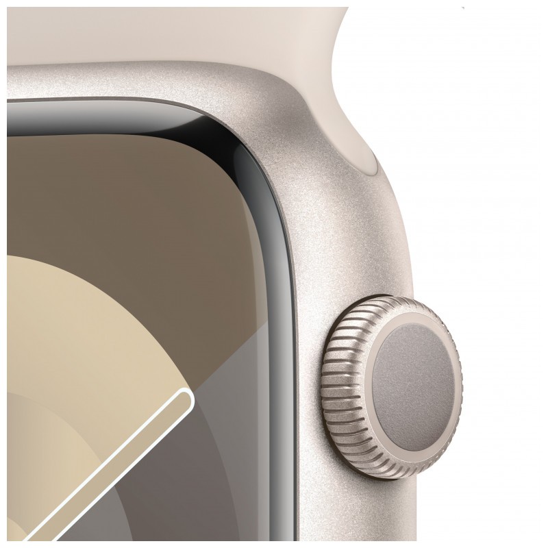 Apple Watch Series 9 GPS 45mm Aluminium Lumière Stellaire avec Bracelet Sport M/L - Non Scelle - Ítem2