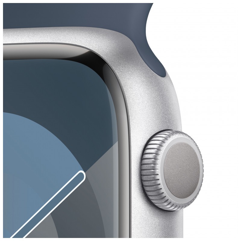 Apple Watch Series 9 - GPS - 45mm - Alumínio Prateado - Bracelete  Desportiva M/L
