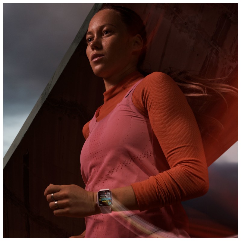 Apple Watch Series 9 GPS + Cellular 45mm Alumínio Rosa com Bracelete Desportiva M/L - Item3