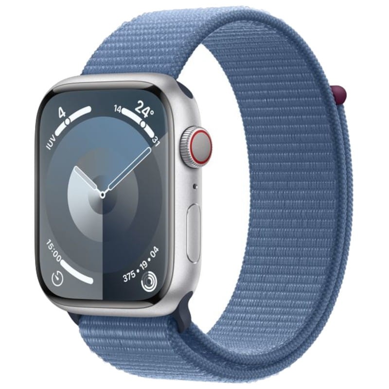 Apple Watch Series 9 GPS + Cellular 45mm Aluminio Plata con Correa Loop - Ítem
