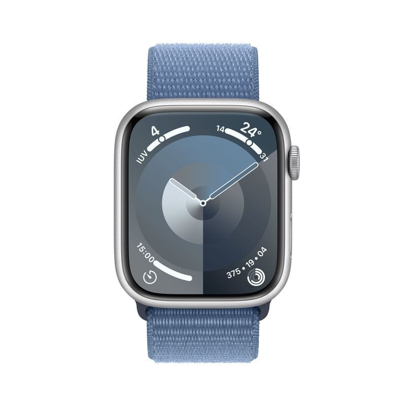 Apple Watch Series 9 GPS + Cellular 45mm Aluminio Plata con Correa Loop - Ítem1
