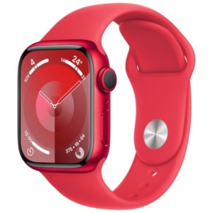 Apple Watch Series 9 GPS 41mm Rojo con Correa Deportiva (PRODUCT RED) S/M