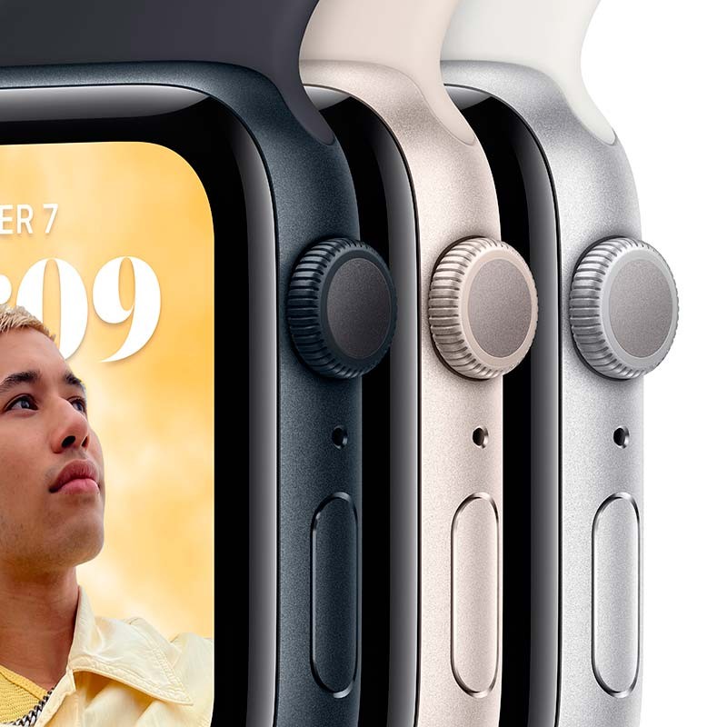 Montre Connectée Apple Watch SE GPS 40mm Aluminium avec Bracelet Sport Lumière stellaire - Ítem2