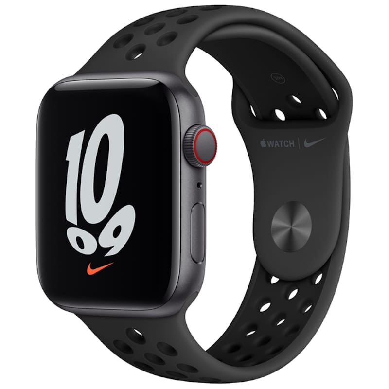 Apple Watch Series SE Nike Cellular 44mm Aluminio Gris Espacial Correa Deportiva Antracita-Negro - Ítem