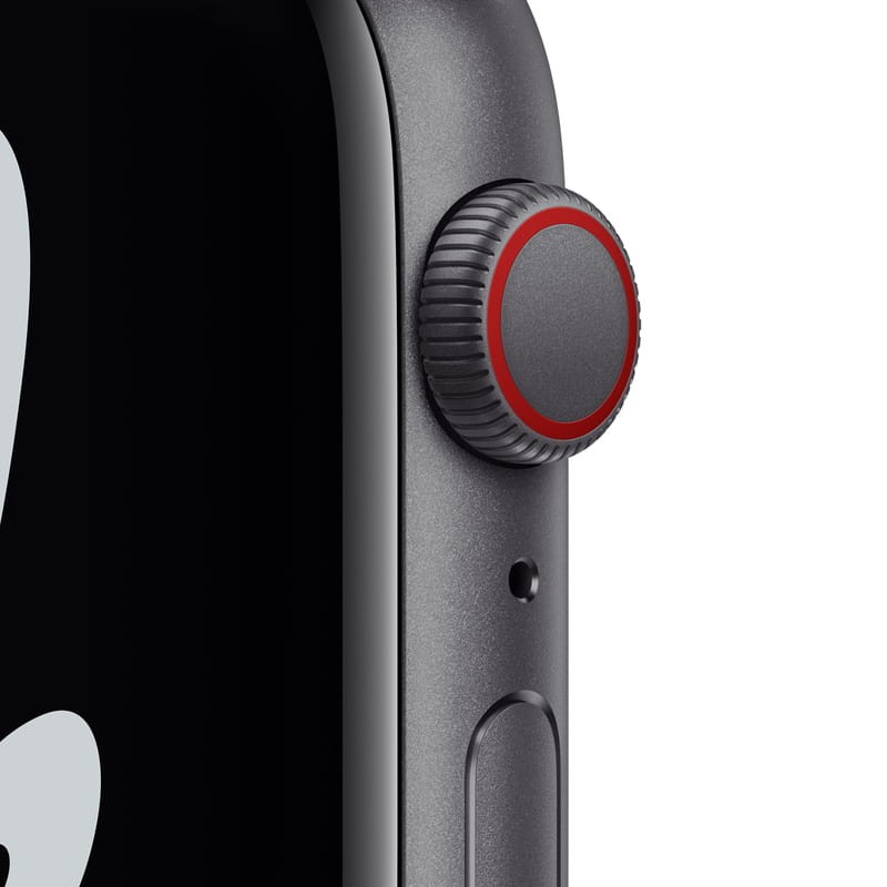 Apple Watch Series SE Nike Cellular 44mm Aluminio Gris Espacial Correa Deportiva Antracita-Negro - Ítem1