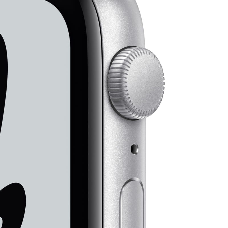 Apple Watch Series SE Nike GPS 44mm Plata Correa Deportiva Platino-Negro - Ítem1