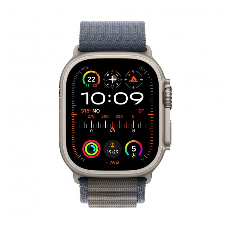 Apple Watch Ultra 2 GPS + Cellular 49mm com Bracelete Loop Alpine Azul S - Item1