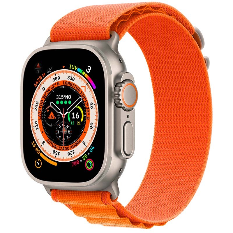 Apple Watch Ultra 2 Titane Ocean bracelet orange au meilleur prix sur