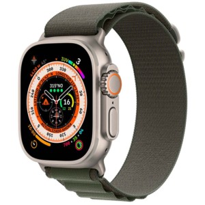 Montre Connectée Apple Watch Ultra Titane avec Bracelet Loop Alpine Vert L