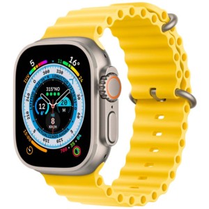 Reloj inteligente Apple Watch Ultra Titanio con Correa Ocean Amarilla