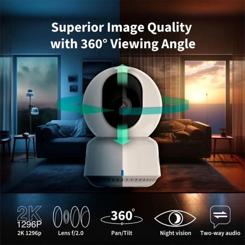 Aqara E1 2K WiFi Branco - Câmara de Segurança IP - Item4