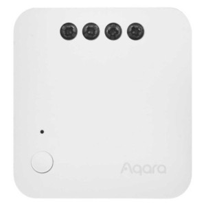 Aqara Relé SSM-U02 Relé Inteligente Individual sin Neutro Zigbee 3.0 Apple Homekit Blanco