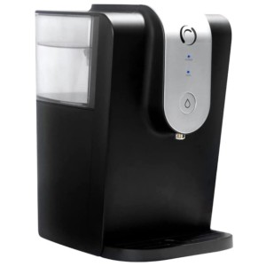 Dispensador e resfriador de água filtrada Aqua Optima Lumi preto/prateado