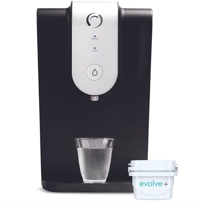 Aqua Optima Refroidisseur d'eau de comptoir sans bouteille électrique chaud  et froid en noir - Wayfair Canada