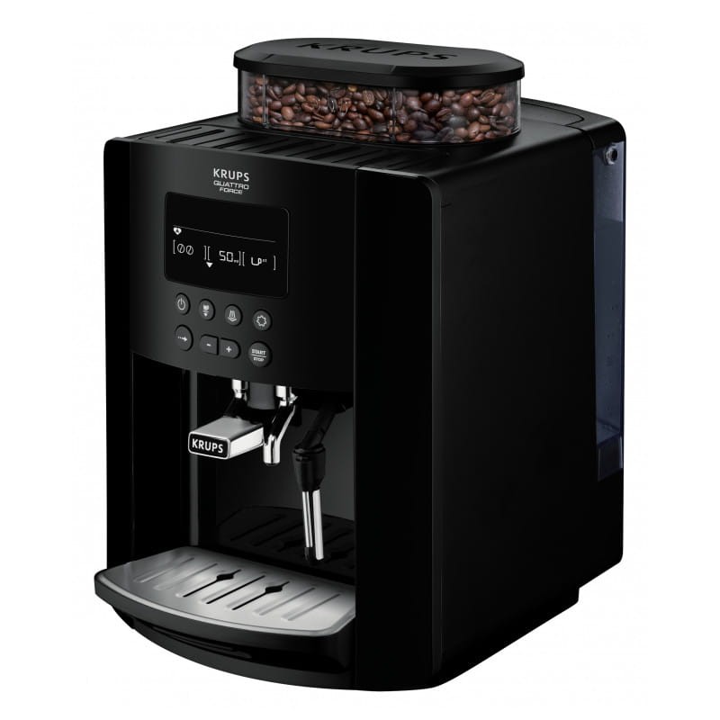 Krups Arabica EA8170 Automática 1450W 1,7L LCD Negro - Cafetera Espreso - Ítem1