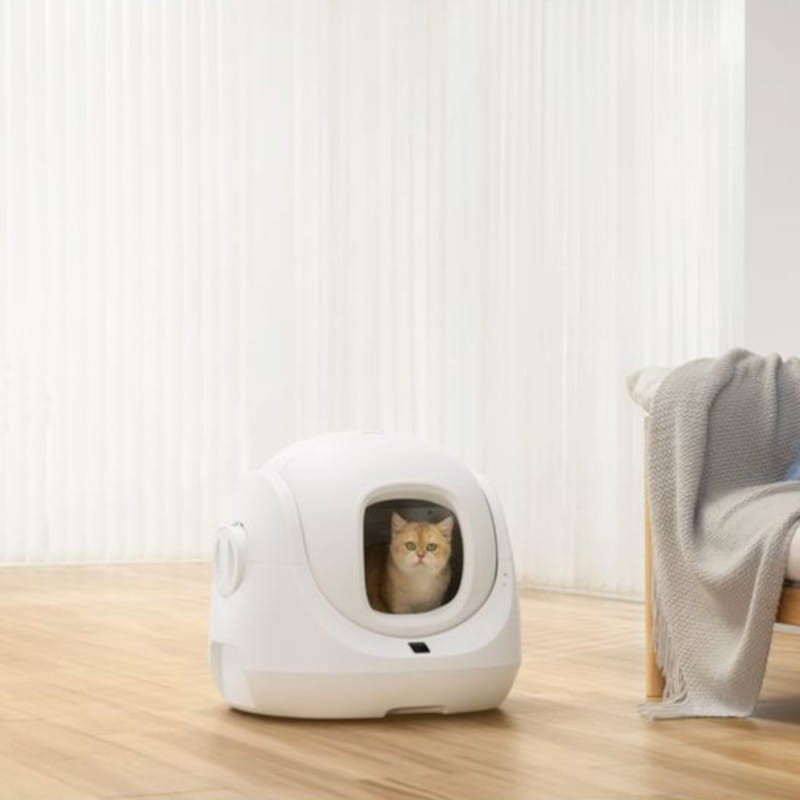 Arenero Autolimpiable Catlink Baymax Scooper SE Blanco - Ítem9