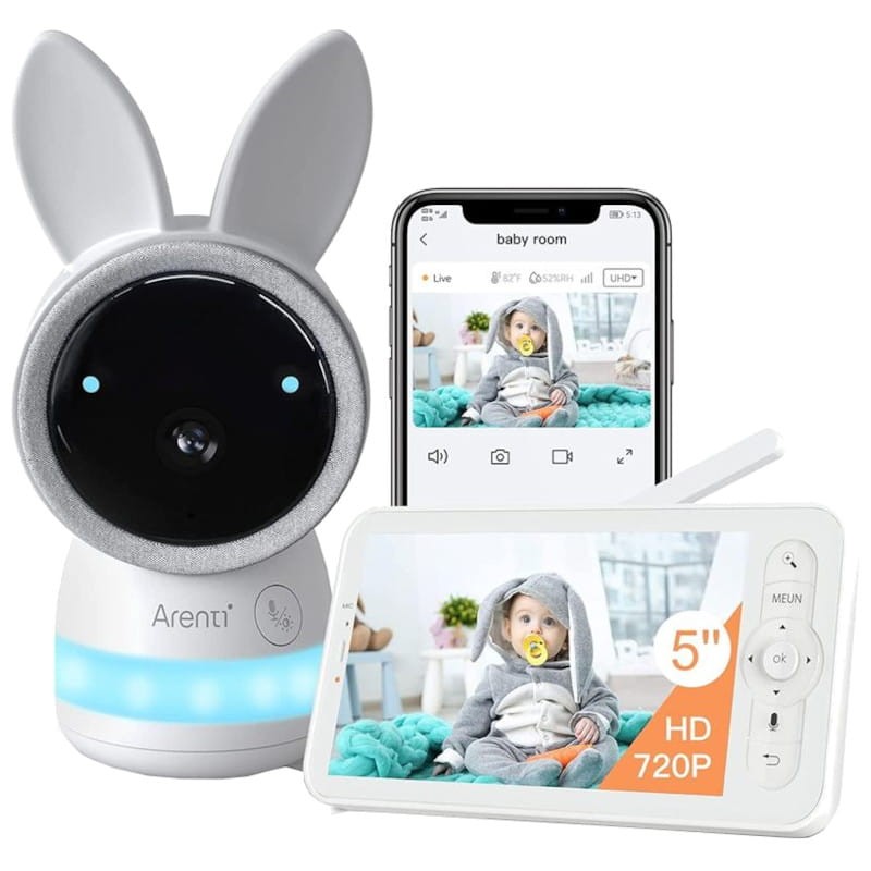 Vigilabebés Arenti AInanny 2K con pantalla LCD de 5 - Ítem