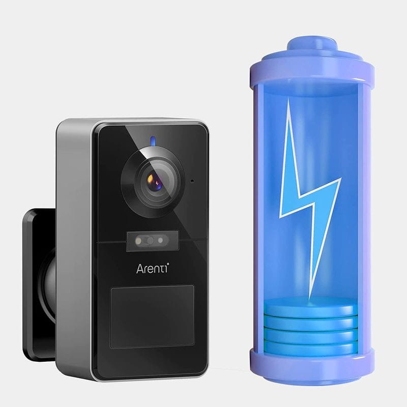 Caméra de Surveillance Arenti POWER1 2K Vision nocturne Couleur Wifi Noir - Ítem3