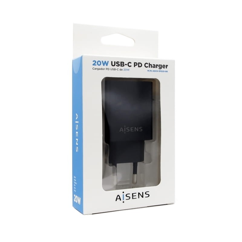 Aisens ASCH-1PD20-BK 20W Noir - Chargeur mural - Ítem1