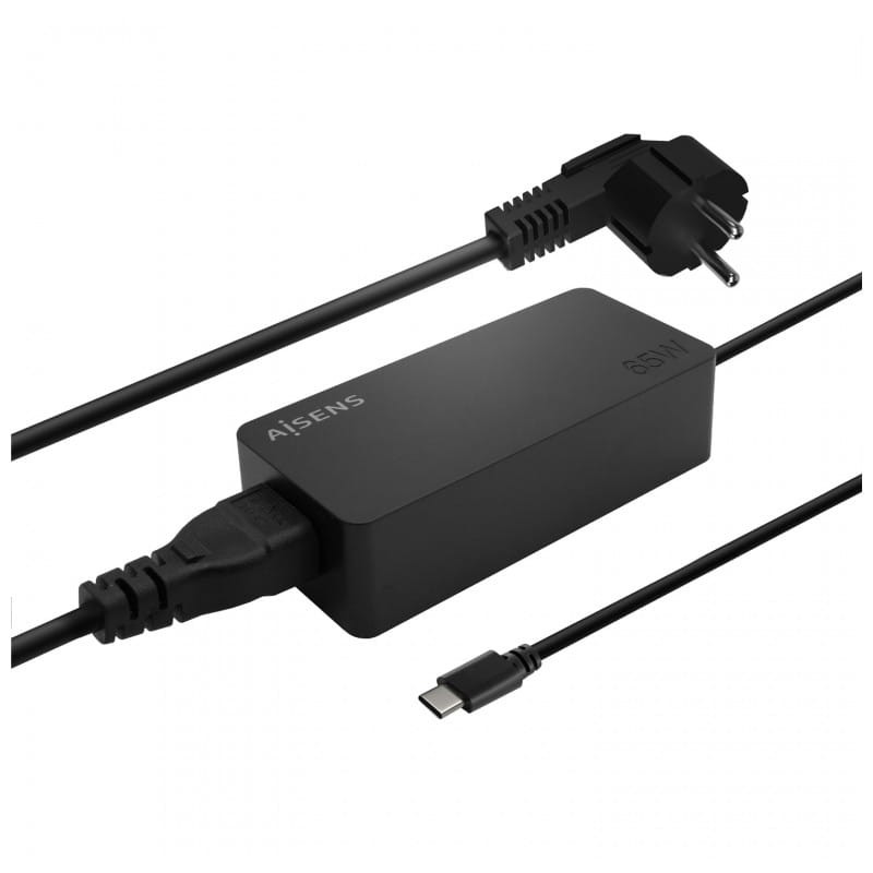 AISENS ASCH-1PD65D-BK 65W USB Preto - Carregador universal - Item1