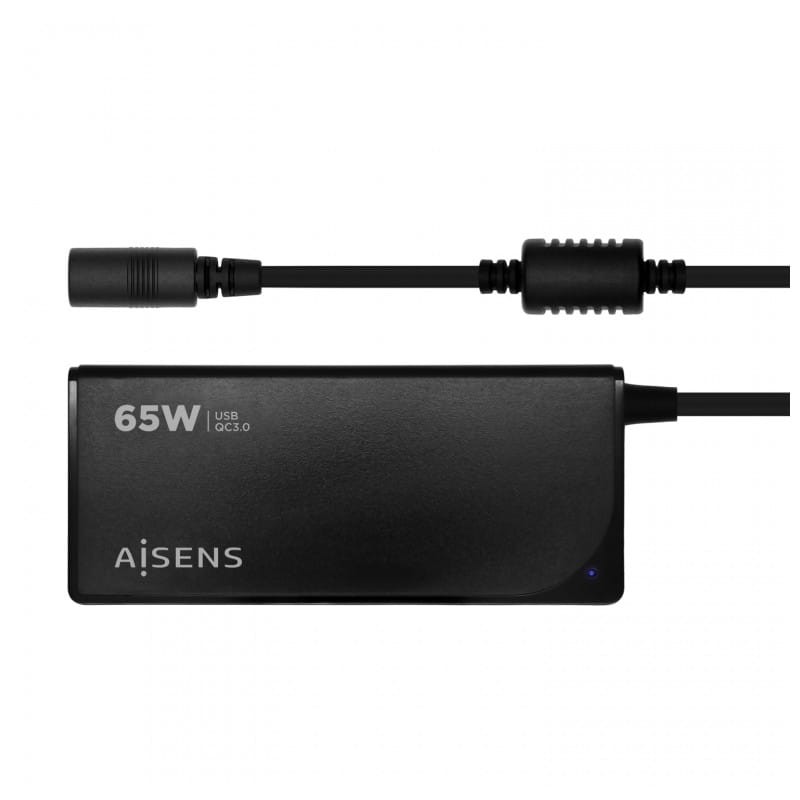 AISENS ASLC-65WAUTO-BK 65W USB Preto - Carregador universal - Item