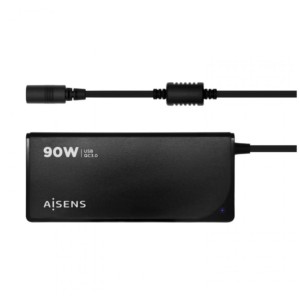 AISENS ASLC-90WAUTO-BK 90W USB Negro - Cargador universal