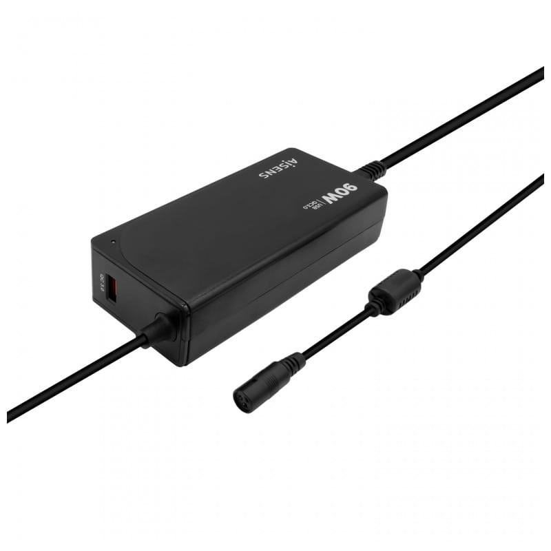 AISENS ASLC-90WAUTO-BK 90W USB Preto - Carregador universal - Item1