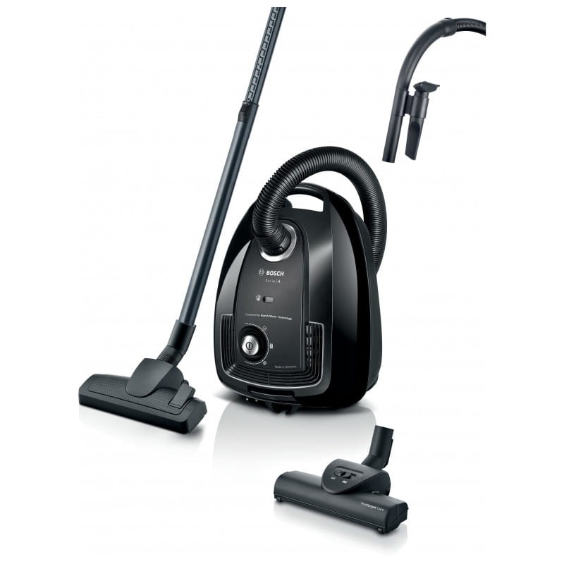 Aspirador com fio/saco Bosch Série 4 BGB38BA3T - Preto - Item