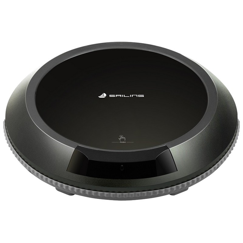 Aspirador Robot SAILING QH8 - Color gris (zona superior en negro) - Potencia de Succión 500 PA - Silencioso, 65dB - Detección de Obstáculos - Autonomía 100 Minutos / 30 - 120 metros cuadrados - Capacidad 0.35L - Sensor de Luz - Órdenes por Voz (Inglés)