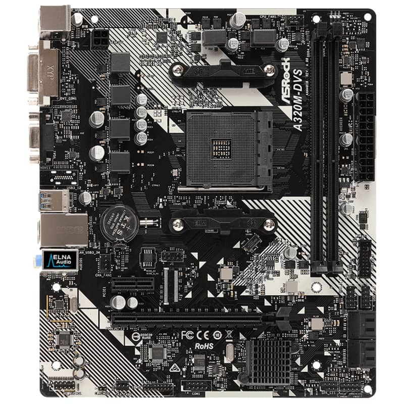 Carte mère AsRock A320M-DVS R4.0 AM4 - Ítem1