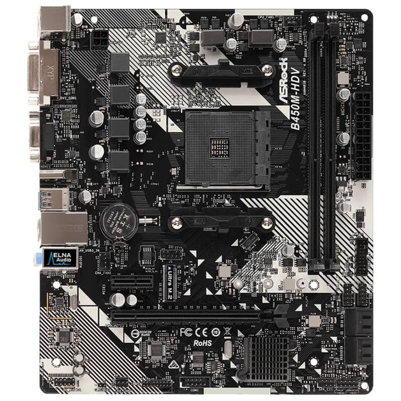 AsRock B450M-HDV R4.0 AM4 - Ítem1