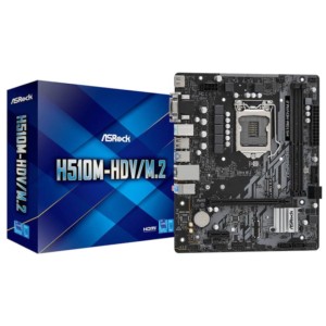 Asrock H510M-HDV/M.2 LGA 1200 micro ATX - Carte mère