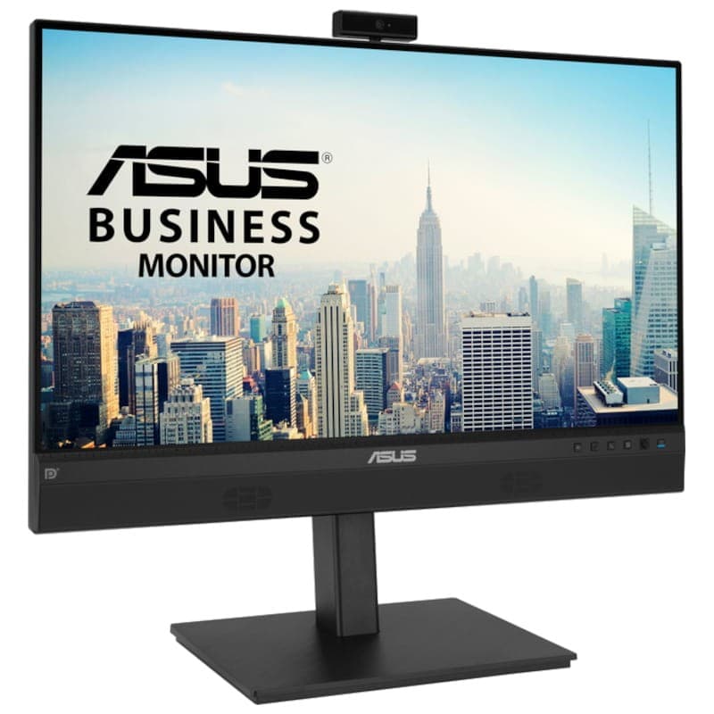 ASUS BE24ECSNK 23.8 FullHD IPS Webcam Negro - Monitor PC Vista frontal lado derecho