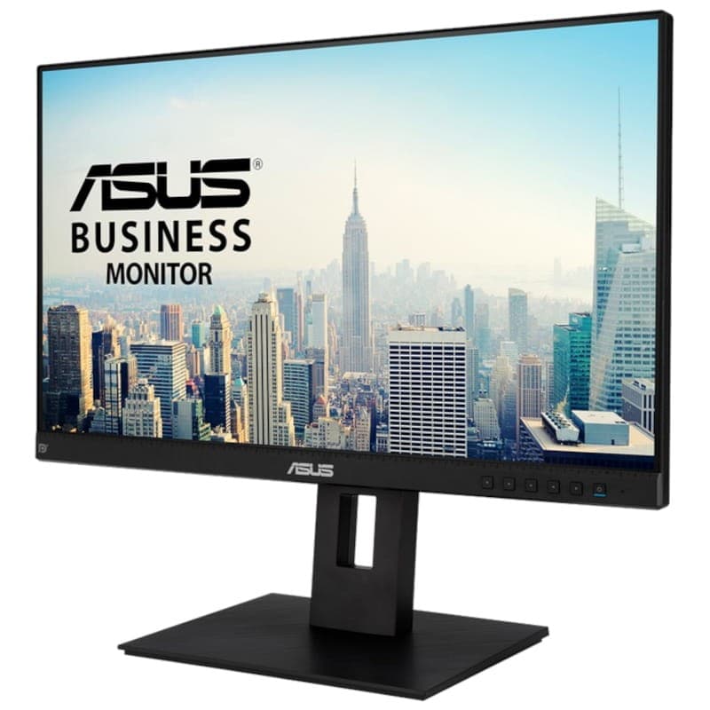 ASUS BE24EQSB 24 Full HD IPS Black vista frontal do lado esquerdo