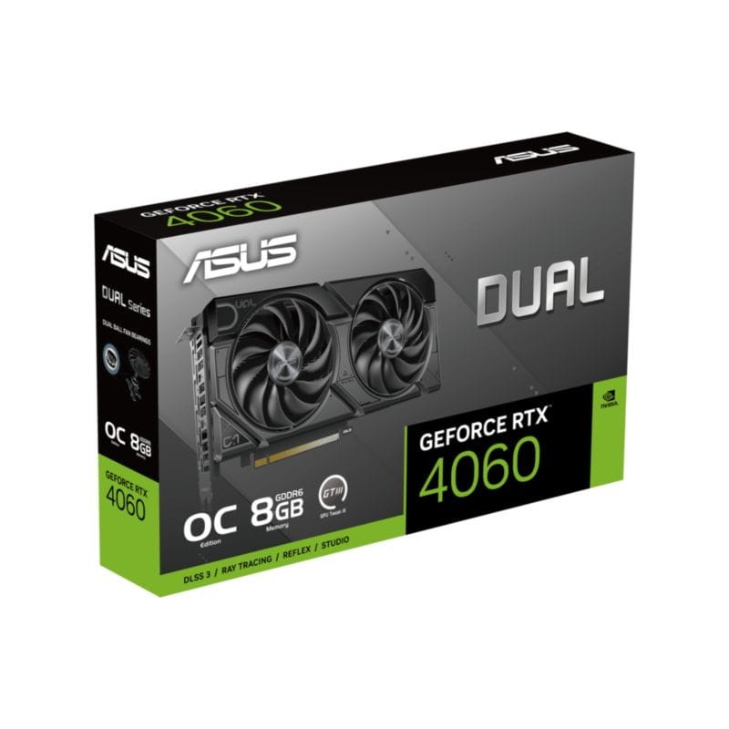 ASUS Dual -RTX4060-O8G-EVO NVIDIA GeForce GB GDDR6 - Carte graphique - Ítem10