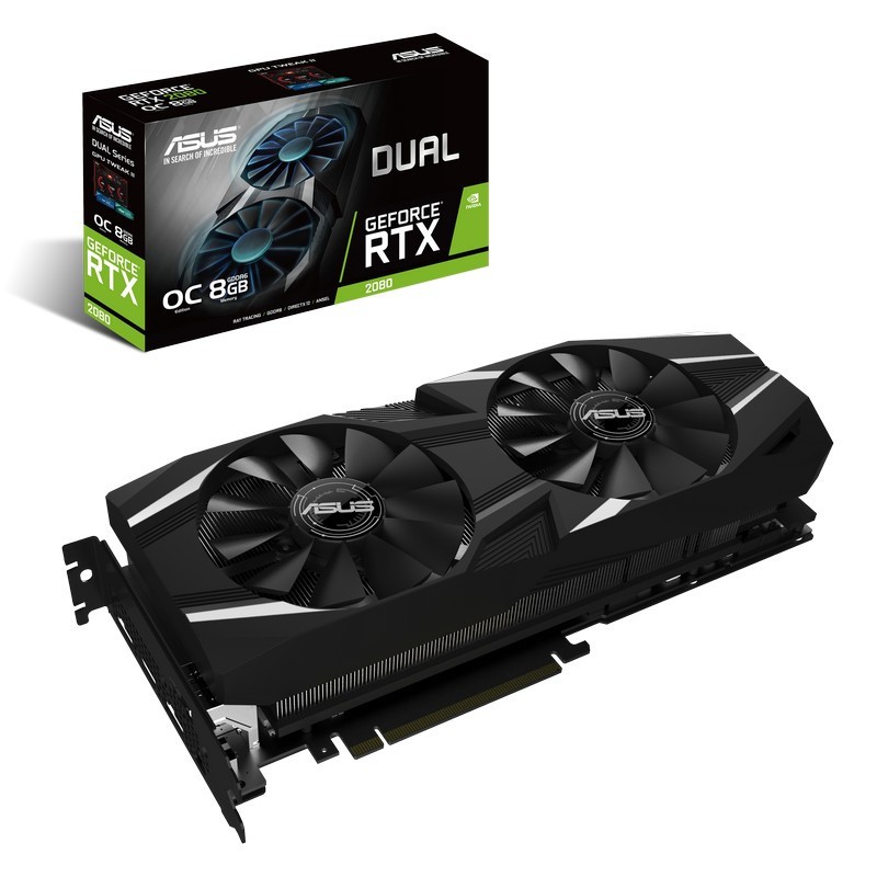 Asus DUAL GeForce RTX 2080 8GB RTX2080-O8G GDDR6