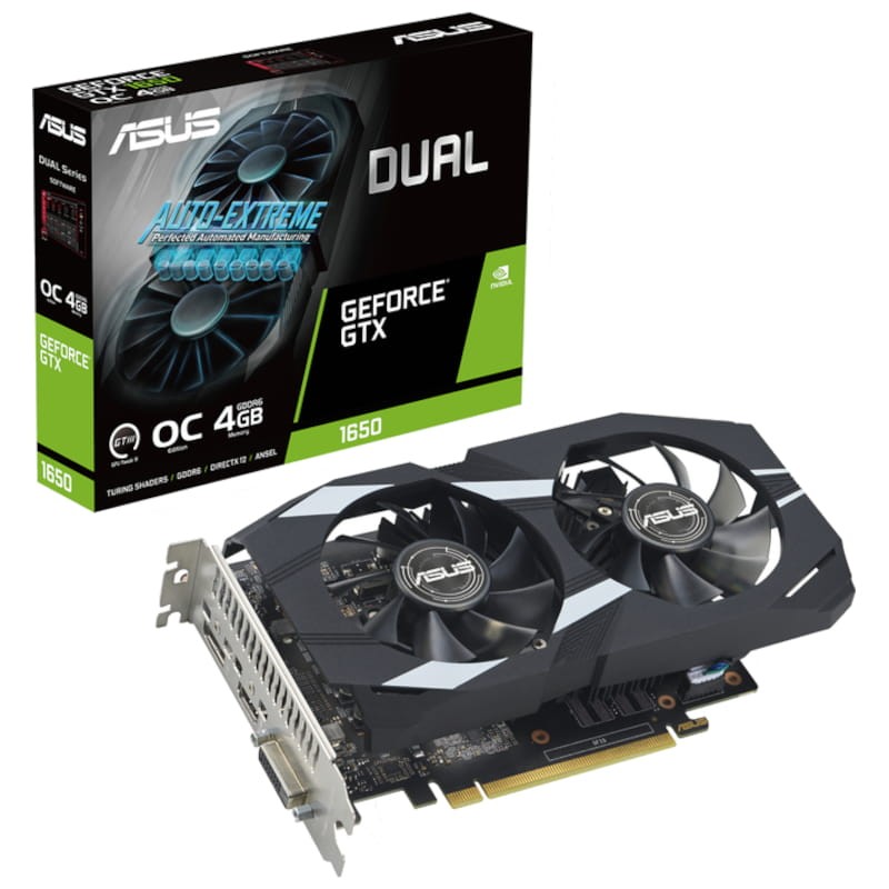 ASUS Dual NVIDIA GeForce GTX 1650 4 Go GDDR6 Noir - Carte graphique - Ítem