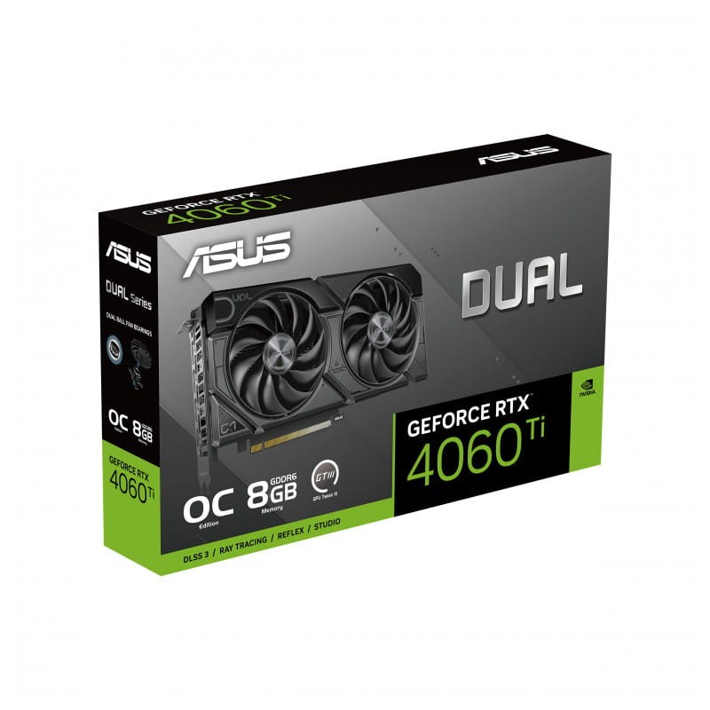 ASUS Dual -RTX4060TI-O8G-EVO 8GB GDDR6 - Carte graphique - Ítem9
